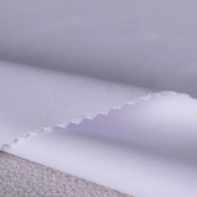 ผ้าวอร์มละเอียด/สกูบ้า(ขาวจั๊วะ)