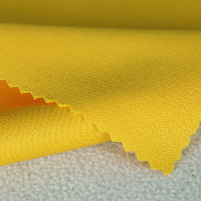 ผ้าวอร์มละเอียด/สกูบ้า(เหลืองจันทร์)