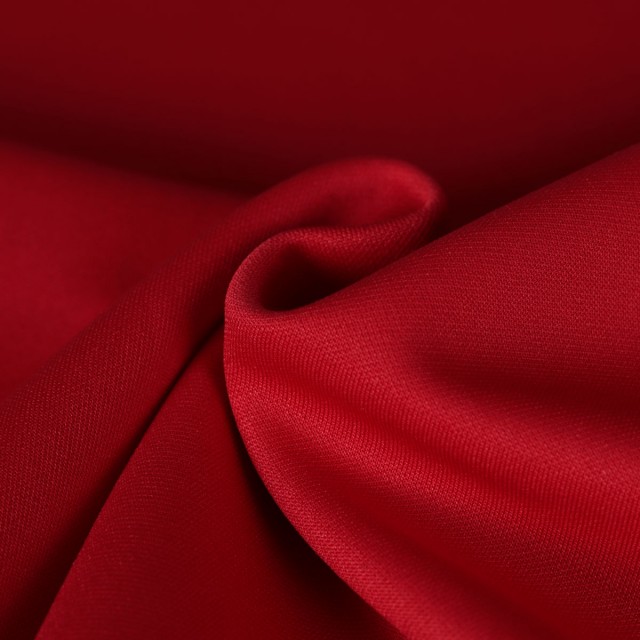 ผ้าวอร์มละเอียด/สกูบ้า(แดงสด)