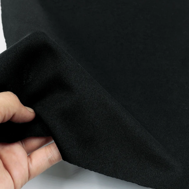ผ้าวอร์มเทียมบาง(ดำ)