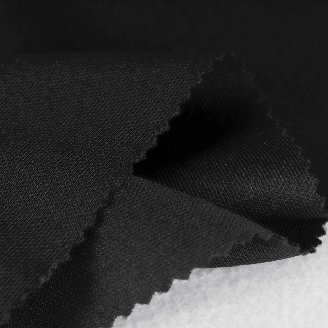 ผ้าวอร์มเทียมบาง(ดำ)
