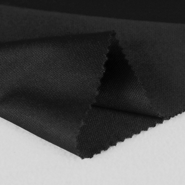 ผ้าวอร์มเทียมบาง(ดำ)