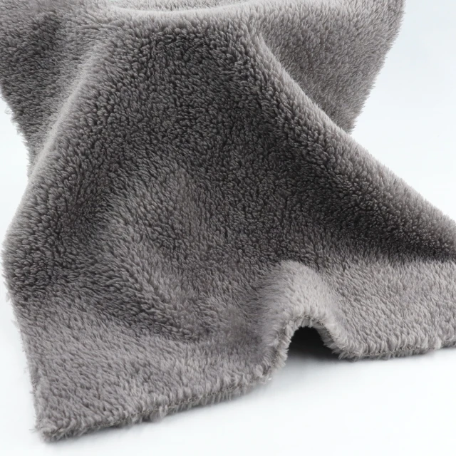 ผ้าสต๊อก Poly Boa(BROWN)