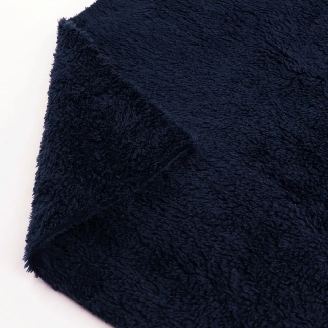 ผ้าสต๊อก Poly Boa(NAVY)