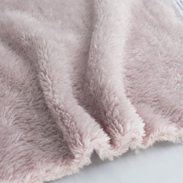 ผ้าสต๊อก Poly Boa(Pink)