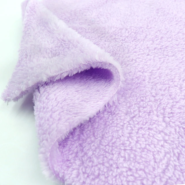 ผ้าสต๊อก Poly Boa(PURPLE)