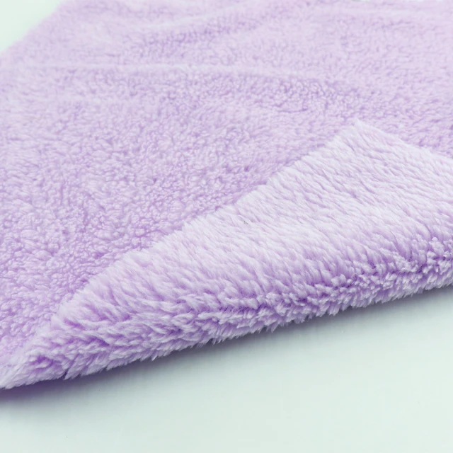 ผ้าสต๊อก Poly Boa(PURPLE)