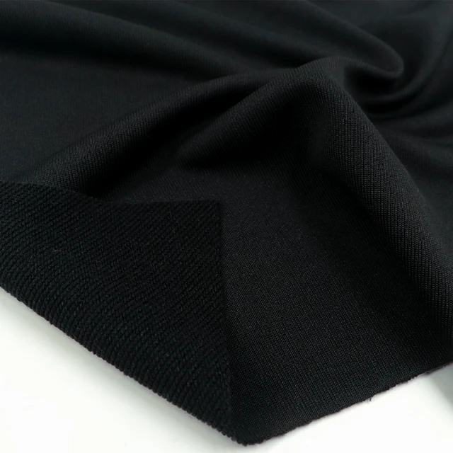 ผ้าเกล็ดปลา 225gsm.(ดำ)