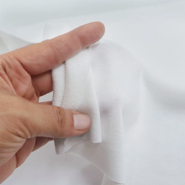 ผ้าเกล็ดปลา 240gsm.(ขาวยุโรป)