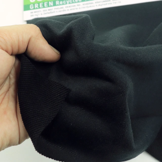 ผ้าเกล็ดปลา 240gsm.(ดำ)