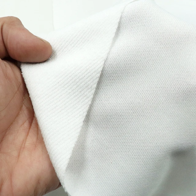 ผ้าเกล็ดปลา 285gsm.(ขาวยุโรป)