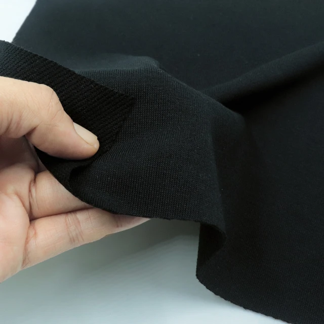 ผ้าเกล็ดปลา(ดำ)