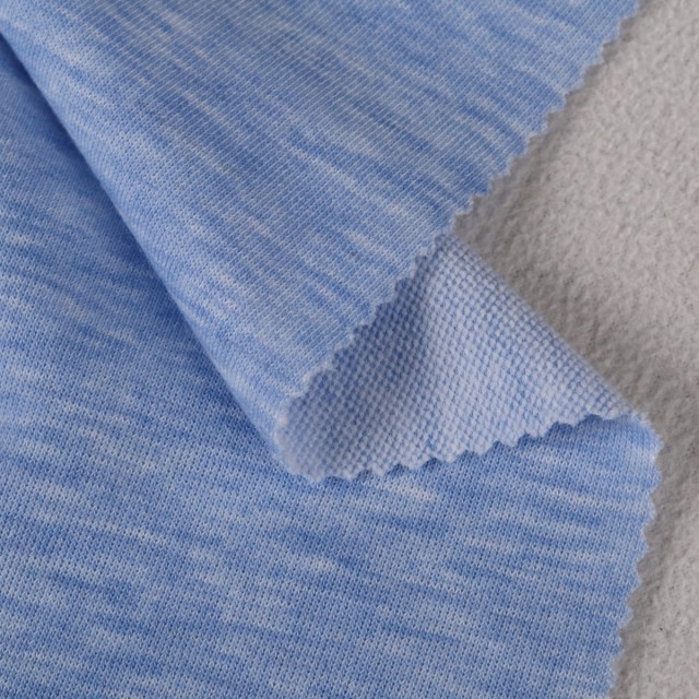 ผ้าเกล็ดปลา ฟ้าอ่อน