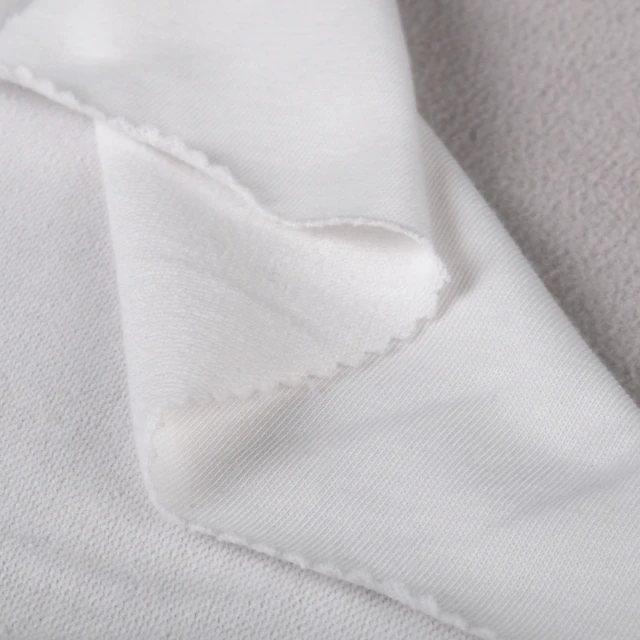 ผ้าเกล็ดปลา180gsm.(ขาว)