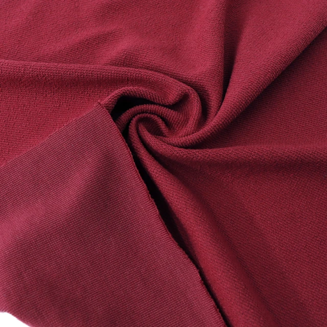 ผ้าเกล็ดปลา180gsm.(เลือดหมู)