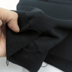 ผ้าเกล็ดปลา225gsm.(ดำ)