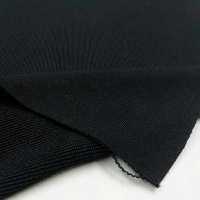 ผ้าเกล็ดปลา225gsm.(ดำ)