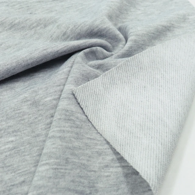 ผ้าเกล็ดปลาเทาอ่อน (TDC1)