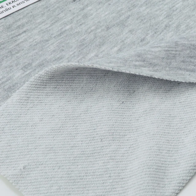 ผ้าเกล็ดปลาเทาอ่อน (TDC1)