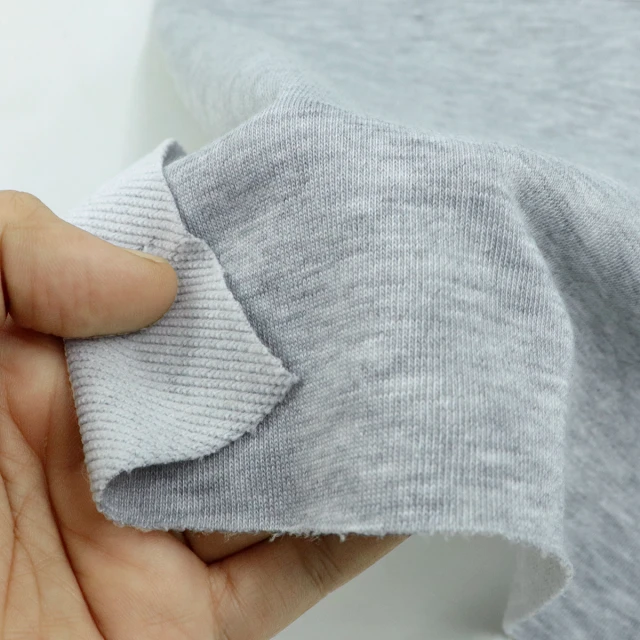 ผ้าเกล็ดปลาเทาอ่อน (TDC1)