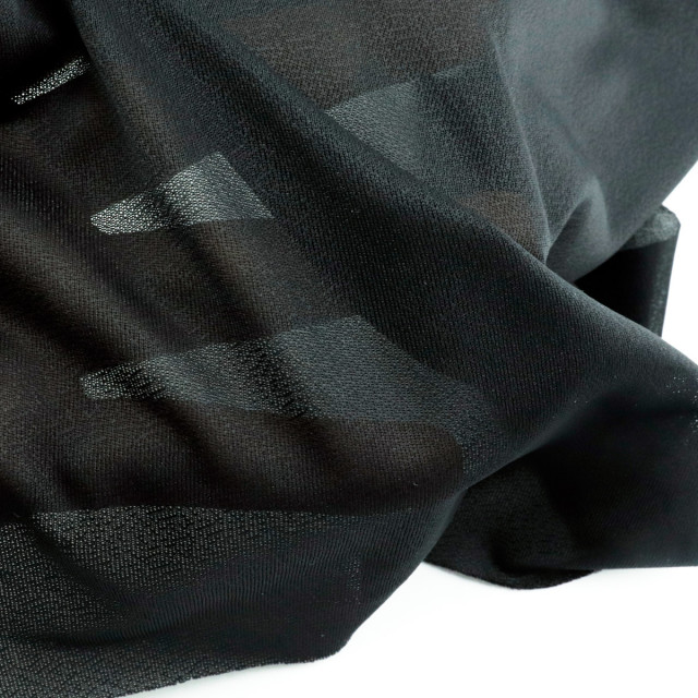 ผ้าเจอร์ซี่เนื้อบาง (ดำ)