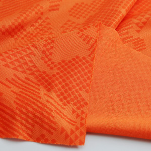 ผ้าแจ็คการ์ด(Orange) - secondary