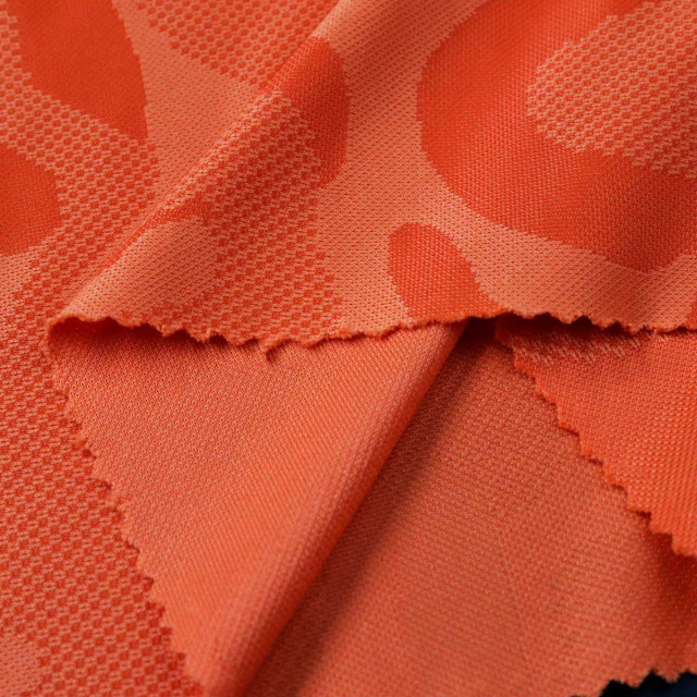 ผ้าแจ็คการ์ด(Orange)