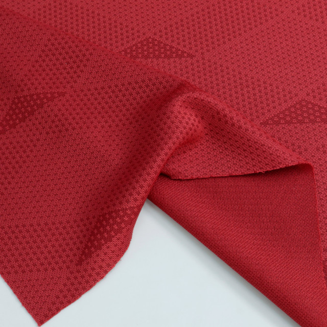 ผ้าแจ็คการ์ด(Red)