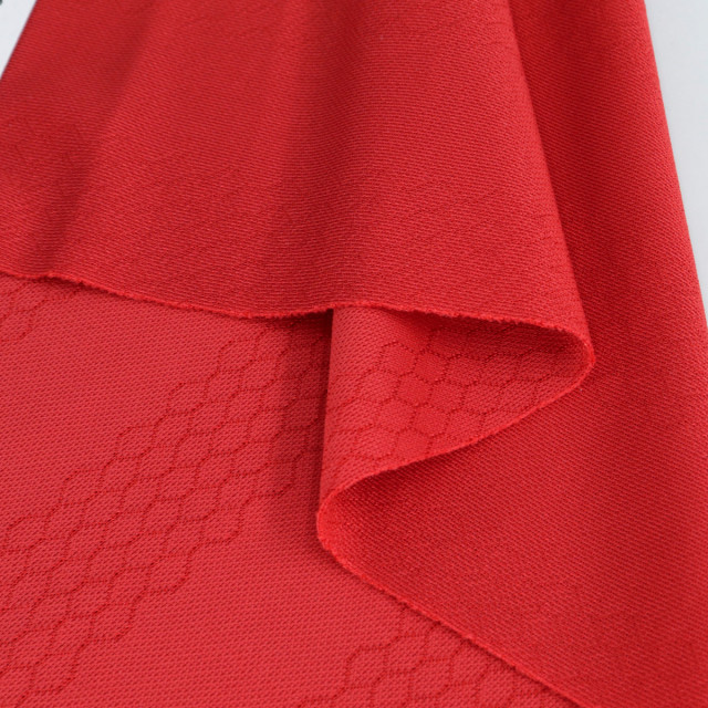 ผ้าแจ็คการ์ด(Red)