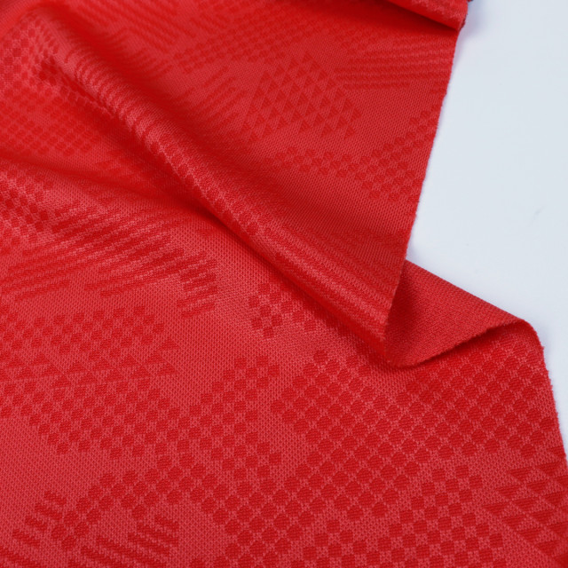 ผ้าแจ็คการ์ด(Red)