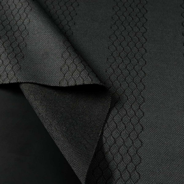 ผ้าแจ็คการ์ด(เทาเข้ม)
