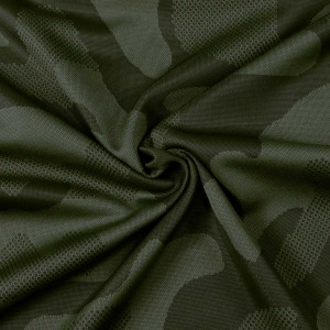 ผ้าแจ็คการ์ด(Military Green)