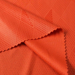 ผ้าแจ็คการ์ด(Orange)