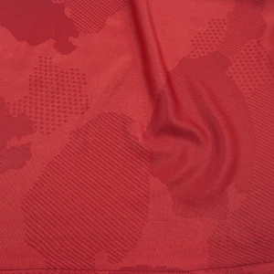 ผ้าแจ็คการ์ดลายกราฟิค(แดง) - secondary