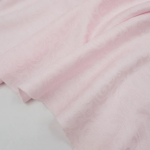 ผ้าแจ็คการ์ดลูกไม้ (ชมพู)