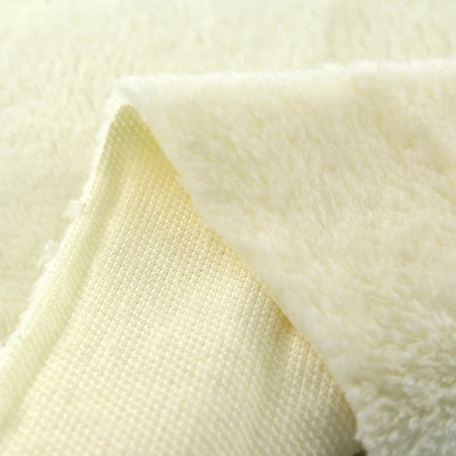 ผ้าโพลีบัวหน้าเดียว (สีครีม)